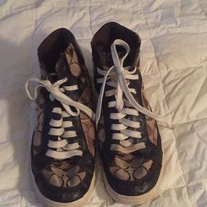Coach high top sneakers